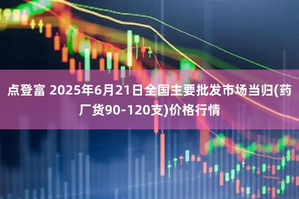 点登富 2025年6月21日全国主要批发市场当归(药厂货90-120支)价格行情